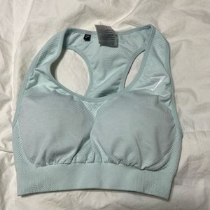 Gymshark light teal sports bra